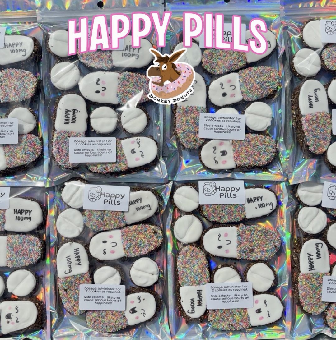 Donkey Donut Happy Pills 😊